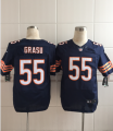 Nike Chicago Bears #55 GRASU blue jerseys(Elite)