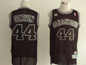 nba san antonio spurs #44 george gervin black