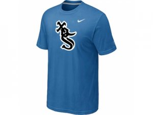 Chicago White Sox Nike Heathered light Blue Club Logo T-Shirt