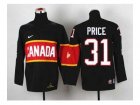 youth nhl jerseys team canada #31 price black[2014 winter olympics]