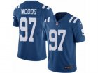 Mens Nike Indianapolis Colts #97 Al Woods Limited Royal Blue Rush NFL Jersey