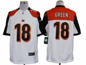 Nike NFL Cincinnati Bengals #18 A.J. Green White Jerseys(Limited)