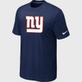 York Giants Sideline Legend Authentic Logo T-Shirt D.Blue