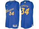 Mens Golden State Warriors #34 Shaun Livingston 2016 Christmas Day Royal NBA Swingman Jersey