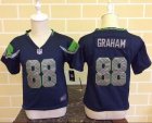 Toddler Nike Seattle Seahawks #88 Jimmy Graham Steel Blue Jerseys