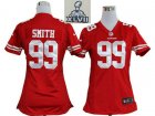 2013 Super Bowl XLVII Women NEW San Francisco 49ers 99 Aldon Smith Red[Women NEW]