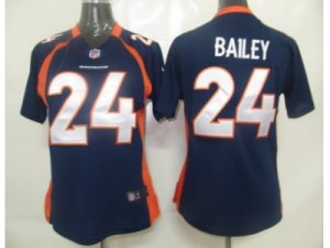 Nike Women Denver Broncos #24 Bailey Blue Jersey