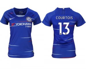 2018-19 Chelsea 13 COURTOIS Home Women Soccer Jersey