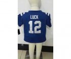 Nike kids nfl jerseys indianapolis colts #12 luck blue[nike]
