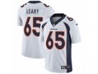 Mens Nike Denver Broncos #65 Ronald Leary Vapor Untouchable Limited White NFL Jersey