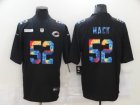 Mens Chicago Bears #52 Khalil Mack Multi-Color Black 2020 NFL Crucial