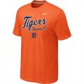 Nike MLB Detroit Tigers 2014 Home Practice T-Shirt - Orange