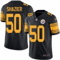 Men Nike Pittsburgh Steelers #50 Ryan Shazier Black Color Rush Limited Jersey