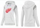NHL Women Detroit Red Wings Logo Pullover Hoodie 18