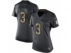 Women Nike Los Angeles Chargers #3 Rayshawn Jenkins Limited Black 2016 Salute to Service NFL Jersey