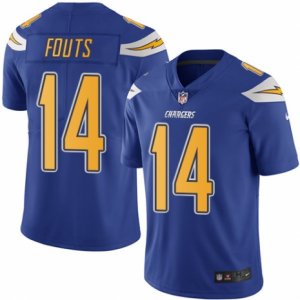 Youth Nike San Diego Chargers #14 Dan Fouts Limited Electric Blue Rush NFL Jersey