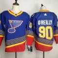Blues #90 Ryan O'Reilly Blue Adidas Jersey