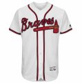 Men's Atlanta Braves Blank Majestic White Home Flexbase Authentic Collection Team Jersey