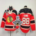 nhl jerseys chicago blackhawks #88 kane red[pullover hooded sweatshirt][2013 Stanley cup champions]