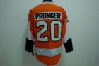 nhl philadelphia flyers #20 pronger orange