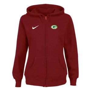 Women Green Bay Packers Logo Pullover Hoodie-9