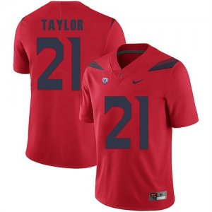 Arizona Wildcats 21 J.J. Taylor Red College Football Jersey