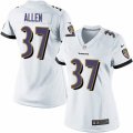 Womens Nike Baltimore Ravens #37 Javorius Allen Limited White NFL Jersey