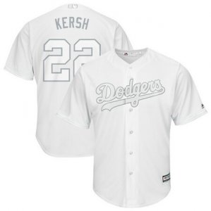 Dodgers #22 Clayton Kershaw Kersh White 2019 Players Weekend Player Jersey