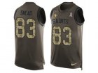 Mens Nike New Orleans Saints #83 Willie Snead Limited Green Salute to Service Tank Top NFL Jersey