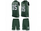 Mens Nike New York Jets #15 Josh McCown Limited Green Tank Top Suit NFL Jersey