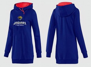 Women Jacksonville Jaguars Logo Pullover Hoodie-068