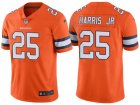 Denver Broncos #25 Chris Harris Jr Orange Color Rush Limited Jersey