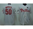 mlb philadelphia phillies #50 moyer 09world series&hk patch whit