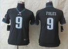 Women New Nike Philadelphia Eagles #9 Foles Black Jerseys