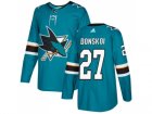 Men Adidas San Jose Sharks #27 Joonas Donskoi Teal Home Authentic Stitched NHL Jersey