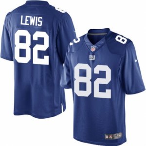 Mens Nike New York Giants #82 Roger Lewis Limited Royal Blue Team Color NFL Jersey