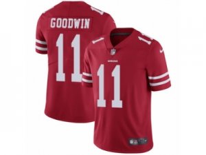 Mens Nike San Francisco 49ers #11 Marquise Goodwin Vapor Untouchable Limited Red Team Color NFL Jersey