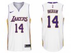 Nike NBA Los Angeles Lakers #14 Brandon Ingram Jersey 2017-18 New Season White Jersey