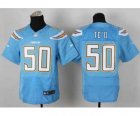 Nike jerseys san diego chargers #50 manti teo lt.blue[new Elite]