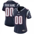 Womens Nike New England Patriots Customized Navy Blue Team Color Vapor Untouchable Limited Player NFL Jersey