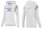 Women Detroit Lions Logo Pullover Hoodie-064