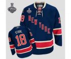 nhl jerseys new york rangers #18 staal dk.blue[85th][2014 stanley cup]