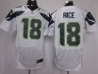 Nike NFL Seattle Seahawks #18 Sidney Rice White Elite Jerseys