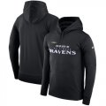 Baltimore Ravens Nike Property Of Performance Pullover Hoodie Black