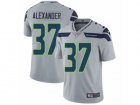 Mens Nike Seattle Seahawks #37 Shaun Alexander Vapor Untouchable Limited Grey Alternate NFL Jersey
