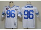 NFL Jerseys Seattle Seahawks #96 Kennedy White Hall of Fame 2012
