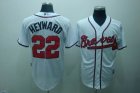 mlb atlanta braves #22 heyward white[cool base]