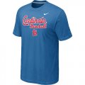 Nike MLB St.Louis Cardinals 2014 Home Practice T-Shirt - light Blue