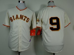 mlb san francisco giants #9 williams cream jerseys