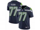 Mens Nike Seattle Seahawks #77 Ahtyba Rubin Vapor Untouchable Limited Steel Blue Team Color NFL Jersey
